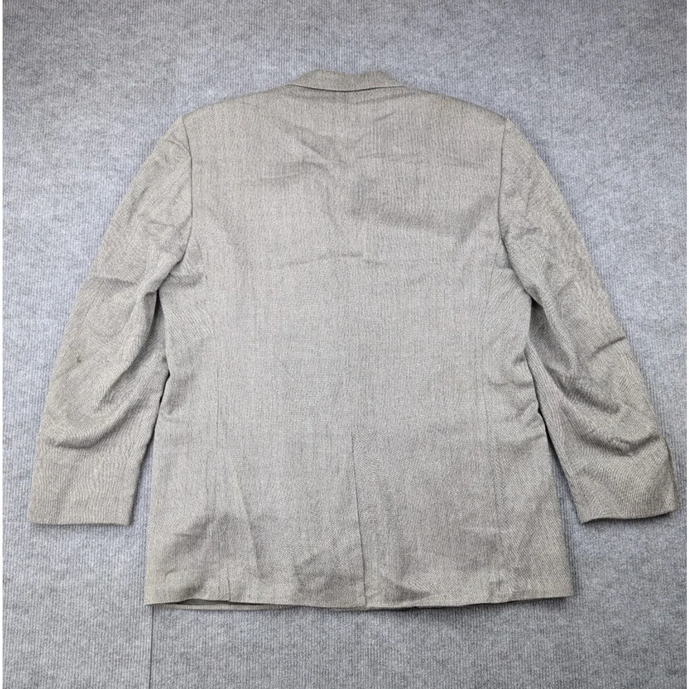 Vintage Polo Ralph Lauren Blazer Mens 44R Silk Wool Italy Preppy Quiet Luxury